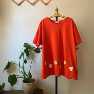 Vintage 1990’s - Y2K floral T shirt / dress
